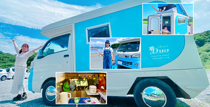 さおりんごさん 軽キャンパー バンビーノJr.